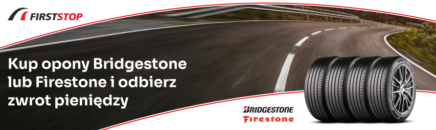 Kup i zamontuj 4 opony Bridgestone lub Firestone i odbierz nawet 250 zł.